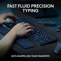 Combo Bluetooth MX Keys S - Clavier MX Keys S, souris MX Master 3S, repose-paume MX
