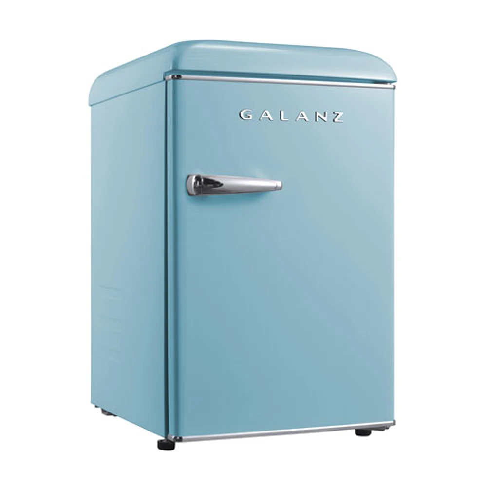 Réfrigérateur autonome sans congélateur 2,5 pi³ 19 po Retro de Galanz (GLR25MBER10) - Bleu
