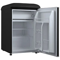 Galanz Retro 19" 2.5 Cu. Ft. Freestanding All-Fridge Refrigerator (GLR25MBKR10) - Vinyl Black