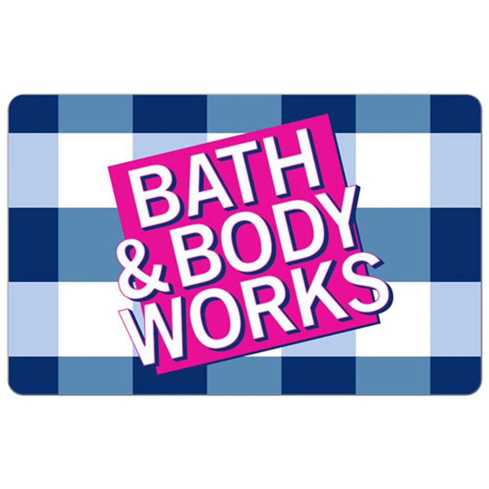 Carte-cadeau Bath & Body Works - 50 $ - Téléchargement numérique