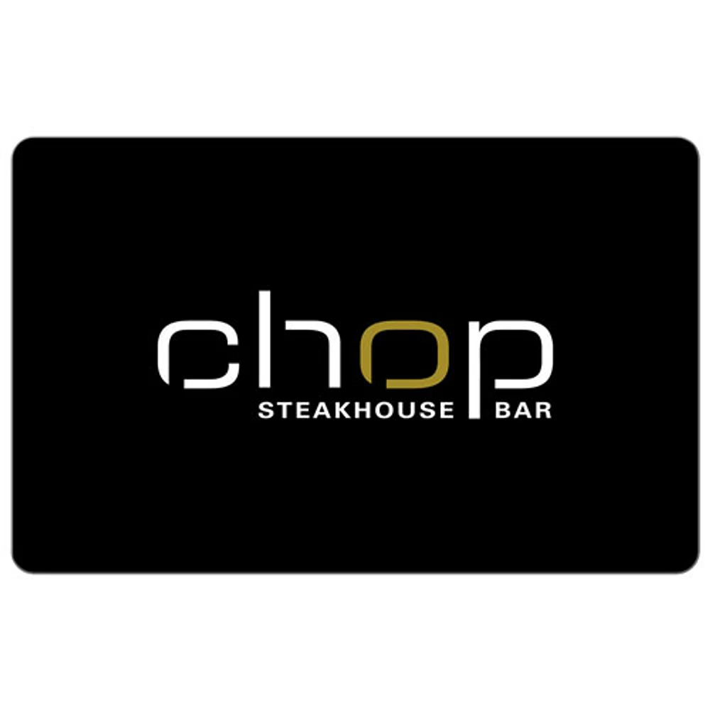 Chop Gift Card - $50 - Digital Download