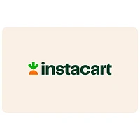 Carte-cadeau Instacart - 100 $ - Téléchargement numérique