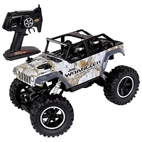 NKOK Jeep Wrangler Unlimited Realtree RC Rock Crawler 1/14 Scale (81492) - White/Brown