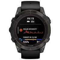 Garmin fēnix 7 Pro Sapphire Solar 47mm Bluetooth Multisport Smartwatch - Carbon Grey/Black