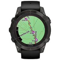 Garmin fēnix 7 Pro Sapphire Solar 47mm Bluetooth Multisport Smartwatch - Carbon Grey/Black