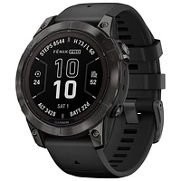 Garmin fēnix 7 Pro Sapphire Solar 47mm Bluetooth Multisport Smartwatch - Carbon Grey/Black