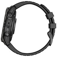 Garmin fēnix 7 Pro Sapphire Solar 47mm Bluetooth Multisport Smartwatch - Carbon Grey/Black