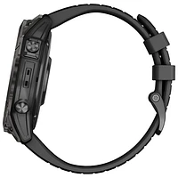 Garmin fēnix 7X Pro Sapphire Solar 51mm Bluetooth Multisport Smartwatch - Carbon Grey/Black