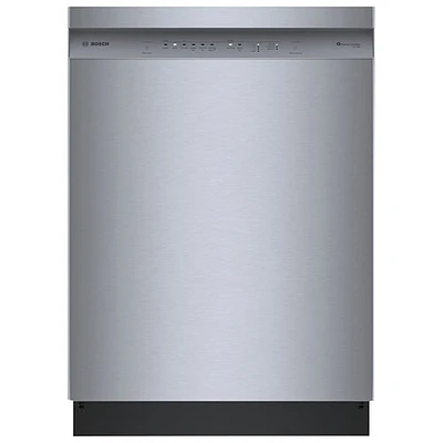 Lave-vaisselle encastrable 24 po 46 dB avec troisième panier de Bosch (SHE5AE75N) - Acier inoxydable