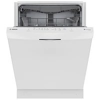 Bosch 24" 46dB Built-In Dishwasher with Third Rack (SHS53CM2N) - White