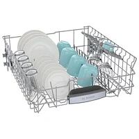 Lave-vaisselle encastrable 24 po 46 dB avec 3e panier de Bosch (SHP55CM5N) - Acier inoxydable