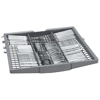 Bosch 300 Series 24" 46dB Built-In Dishwasher with Third Rack (SHE53C85N) - Stainless Steel