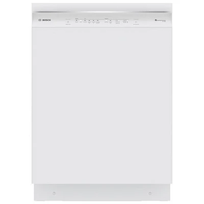 Lave-vaisselle encastrable 24 po 46 dB avec troisième panier de Bosch (SHE53C82N) - Blanc