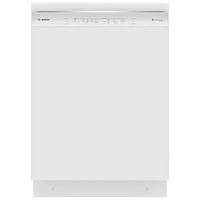 Bosch 24" 46dB Built-In Dishwasher with Third Rack (SHE53C82N) - White