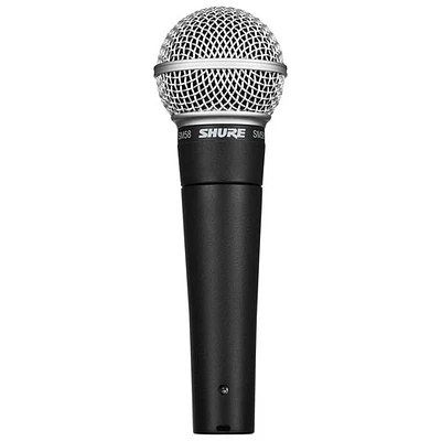 Microphone XLR dynamique vocal SM58-LC de Shure - Noir