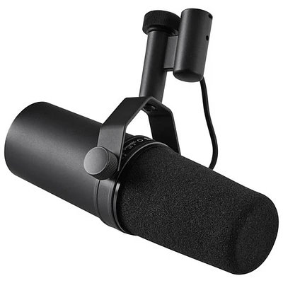 Microphone XLR dynamique SM7B de Shure pour voix/baladoémissions - Noir