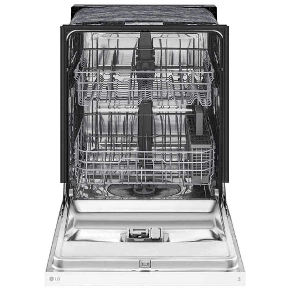 Lave-vaisselle encastrable 24 po 52 dB de LG (LDFC2423W) - Blanc