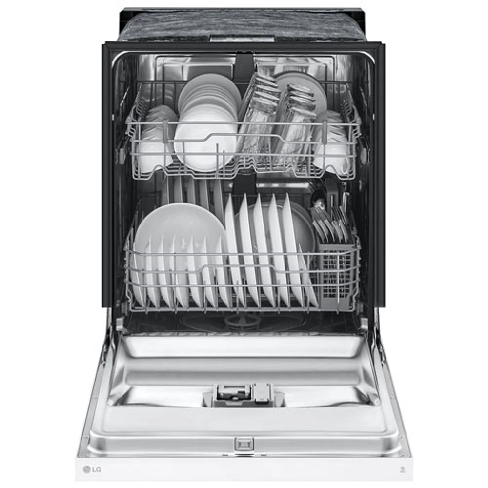 Lave-vaisselle encastrable 24 po 52 dB de LG (LDFC2423W) - Blanc