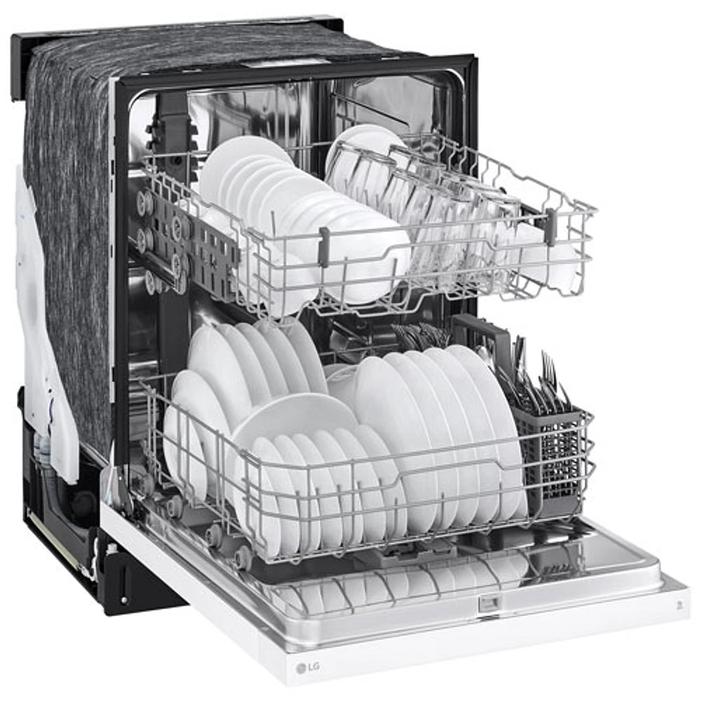 Lave-vaisselle encastrable 24 po 52 dB de LG (LDFC2423W) - Blanc