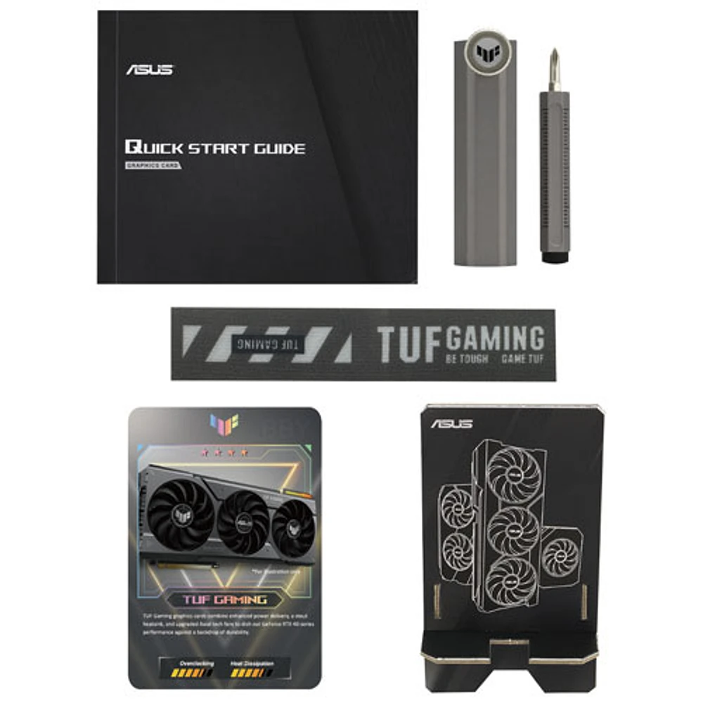 Carte graphique TUF Gaming GeForce RTX 4060 Ti-OC à mémoire GDDR6X de 8 Go d'ASUS