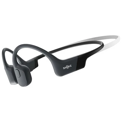 Écouteurs Bluetooth oreilles libres à conduction osseuse OpenRun Mini de Shokz - Noir