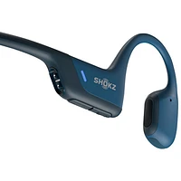 Écouteurs Bluetooth oreilles libres à conduction osseuse OpenRun Pro de Shokz - Bleu acier - Exclusivité Best Buy