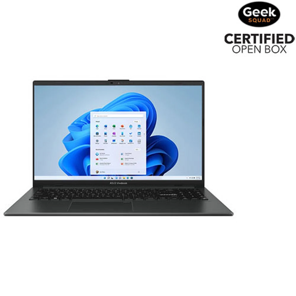 Boîte ouverte - Portable DELO 15,6 po Vivobook Go d'ASUS - Noir mixte (Ryzen 5 7520U d'AMD/SSD 512 Go/RAM 8 Go/Windows 11)