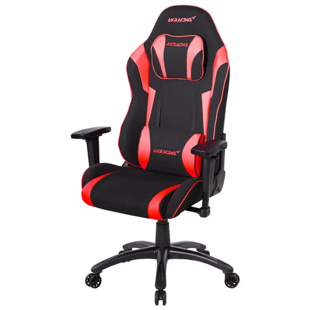 AKRacing Core EX-Wide Ergonomic Fabric Gaming Chair - Black/Red
