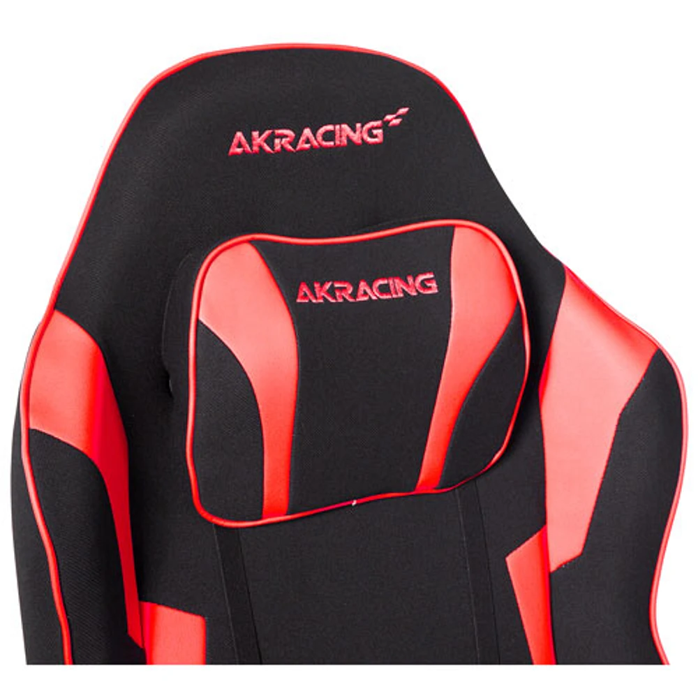 AKRacing Core EX-Wide Ergonomic Fabric Gaming Chair - Black/Red
