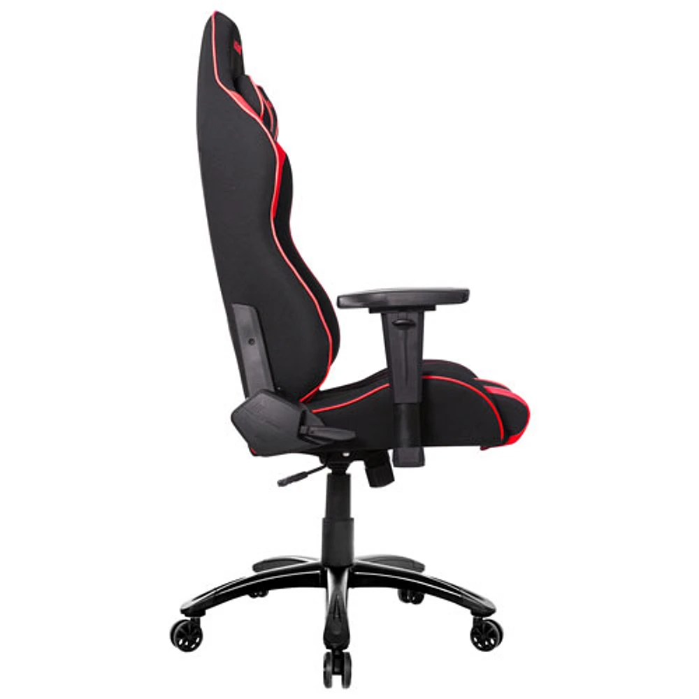 AKRacing Core EX-Wide Ergonomic Fabric Gaming Chair - Black/Red