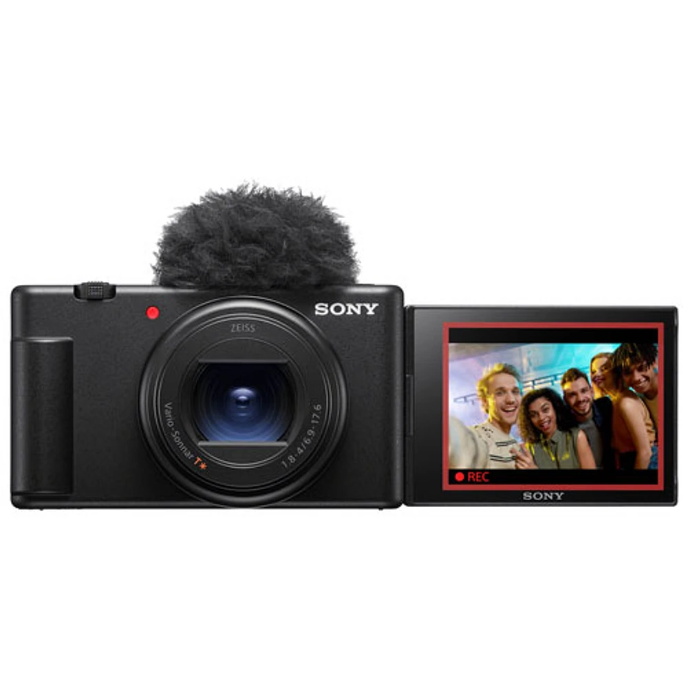 Sony ZV-1 II Content Creator Vlogger Camera with 18-50mm Lens - Black