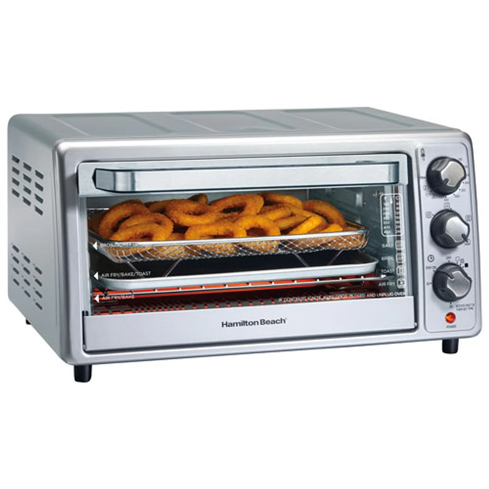 Hamilton Beach Sure-Crisp Air Fryer Toaster Oven - 0.7 Cu.Ft./19.8L - Stainless Steel