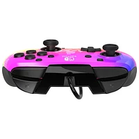 Manette avec fil REMATCH de PDP pour Switch - Spectre stellaire