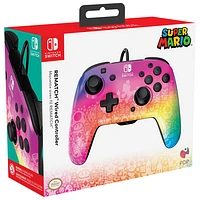 Manette avec fil REMATCH de PDP pour Switch - Spectre stellaire