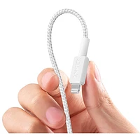 Câble de chargement USB-C vers Lightning de 1,8 m (6 pi) d'Anker (A81B6H21-5) - Blanc