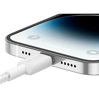 Câble de chargement USB-C vers Lightning de 1,8 m (6 pi) d'Anker (A81B6H21-5) - Blanc