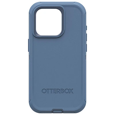 Étui rigide ajusté Defender d'OtterBox pour iPhone 15 Pro - Bleu