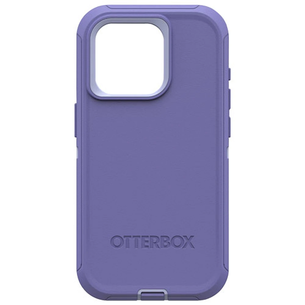 Étui rigide ajusté Defender d'OtterBox avec MagSafe pour iPhone 15 Pro - Violet