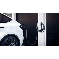 Tesla - Wall Connector Hardwired Electric Vehicle (EV) Charger - up to 48A - 24' – White