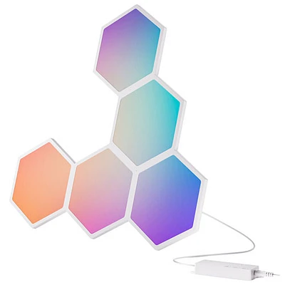 GE Cync Dynamic Effects Hexagon Light Panels - Extension Kit - 5 Panels