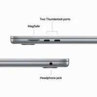 Apple MacBook Air 15" w/ Touch ID (2023) - Space Grey (Apple M2 Chip / 512GB SSD / 8GB RAM) - French