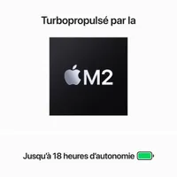 Apple MacBook Air 15" w/ Touch ID (2023) - Space Grey (Apple M2 Chip / 512GB SSD / 8GB RAM) - French