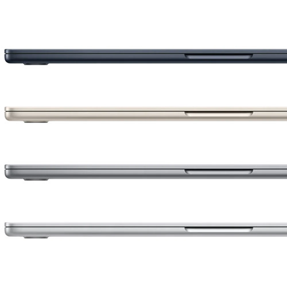 MacBook Air de 15 po avec Touch ID d'Apple (2023) - Minuit (puce M2 d'Apple/SSD 256 Go/RAM 8 Go) - Français