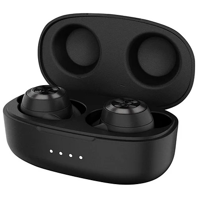 Écouteurs boutons 100 % sans fil Achieve 100 Airlinks de Monster - Noir/Argenté