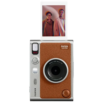 Caméra instantanée Instax mini Evo de Fujifilm - Brun