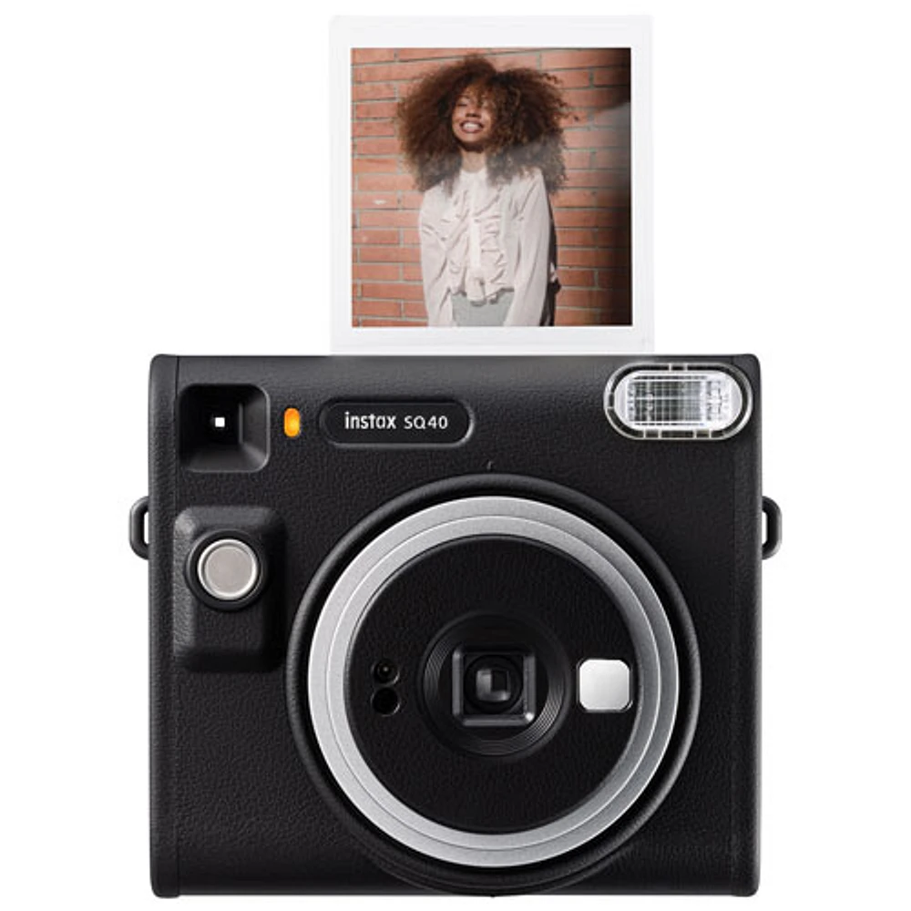 Caméra instantanée Instax SQUARE SQ40 de Fujifilm - Noir