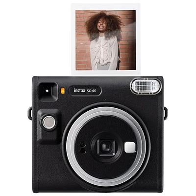 Caméra instantanée Instax SQUARE SQ40 de Fujifilm - Noir