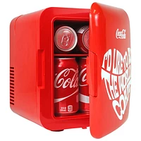 Coca-Cola 0.14 Cu. Ft. Portable Mini Fridge (KDC4WORLD)
