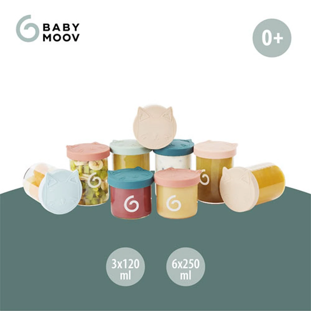 Bol de conservation en verre Isy de Babymoov - Ensemble de 9