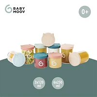 Bol de conservation en verre Isy de Babymoov - Ensemble de 9